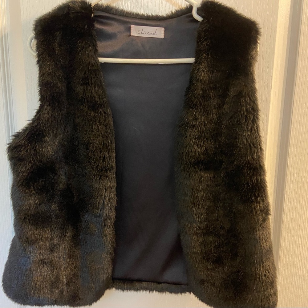 Chic Wish Faux Fur Vest